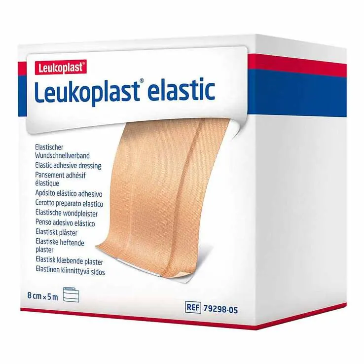 Leukoplast Elastic Pflaster 8 cmx5 m Rolle, 1 St