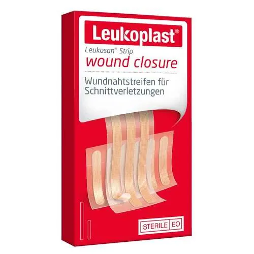 Leukoplast Leukosan Strip steril 6x38 mm / 6x75 mm, 9 St