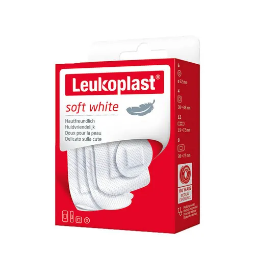 Leukoplast soft white Strümpfe 19x72 / D.25/38x72/38x38mm, 30 St