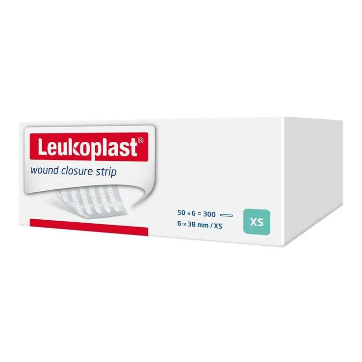 Leukoplast wound closure strip 6x38 mm weiß, 50X6 St