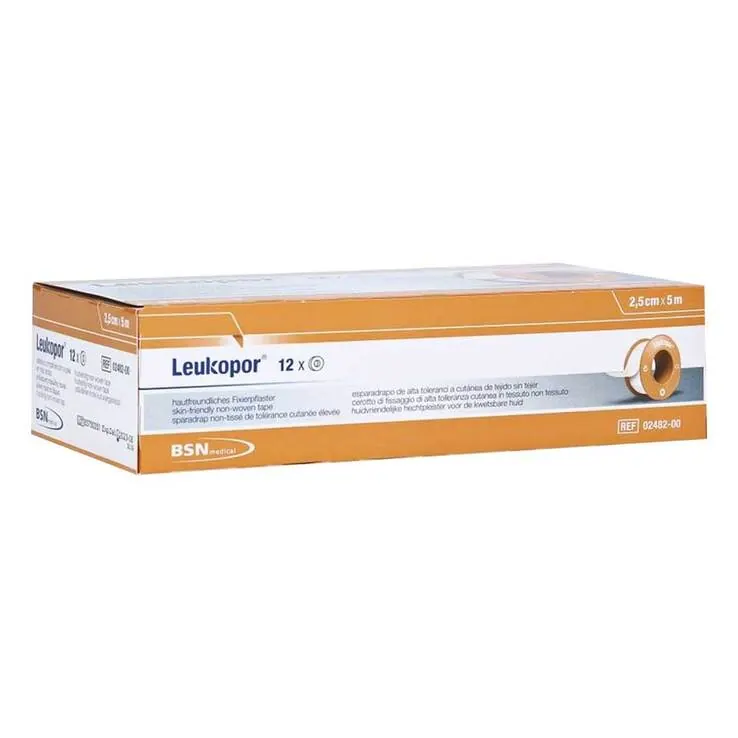 Leukopor 5 m x 2,50 cm 2482, 12 St