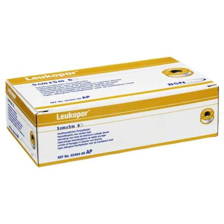 Leukopor 5 m x 5 cm, 6 St