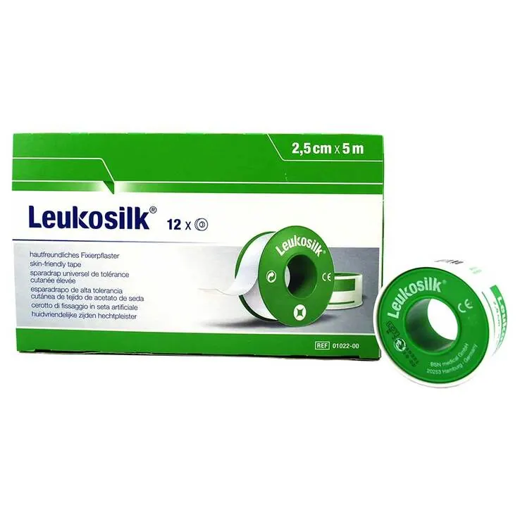 Leukosilk 5 m x 2,50 cm, 12 St