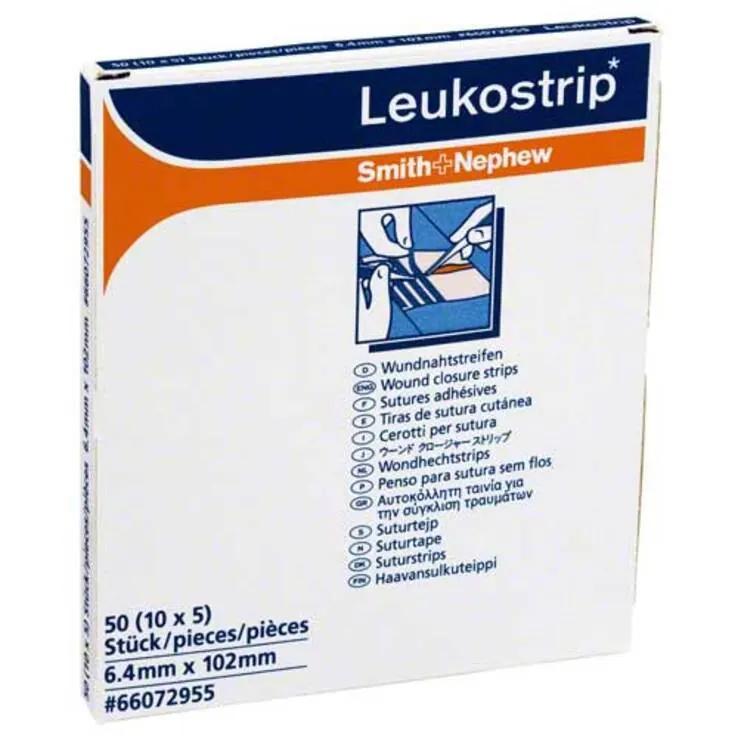 Leukostrip Wundnahtstreifen, 10X5 St