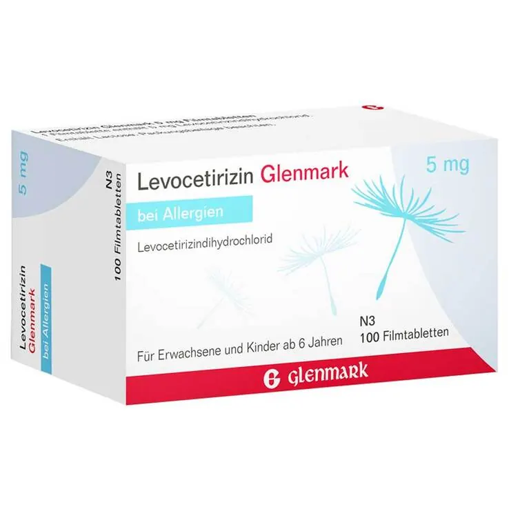 Levocetirizin Glenmark 5 mg Filmtabletten, 100 St