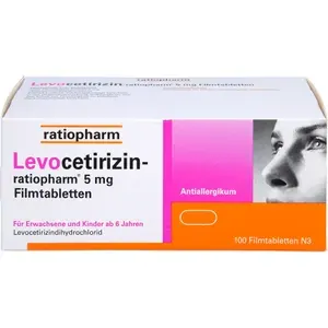 LEVOCETIRIZIN-ratiopharm5mgFilmtabletten100St