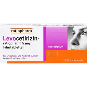 LEVOCETIRIZIN-ratiopharm5mgFilmtabletten20St