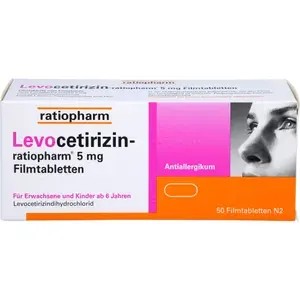 LEVOCETIRIZIN-ratiopharm5mgFilmtabletten50St