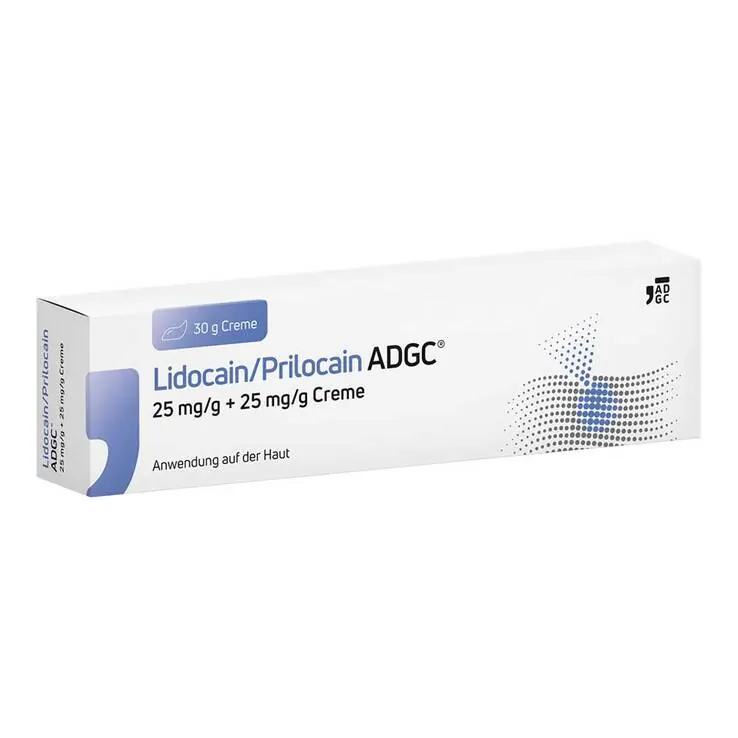Lidocain / Prilocain ADGC 25 mg / g + 25 mg / g Creme, 30 g