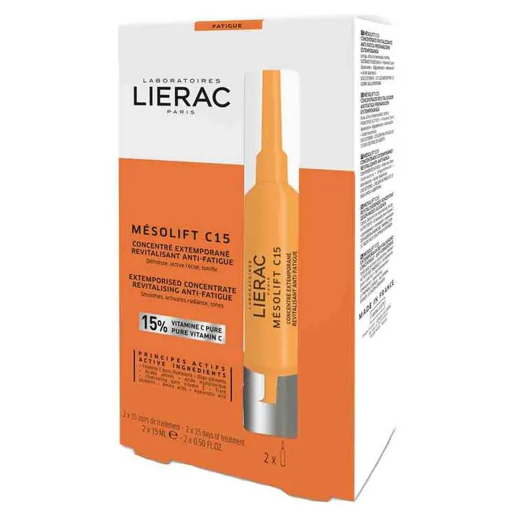 Lierac Mesolift C15 Serum Anti-Müdigkeit, 2X15 ml
