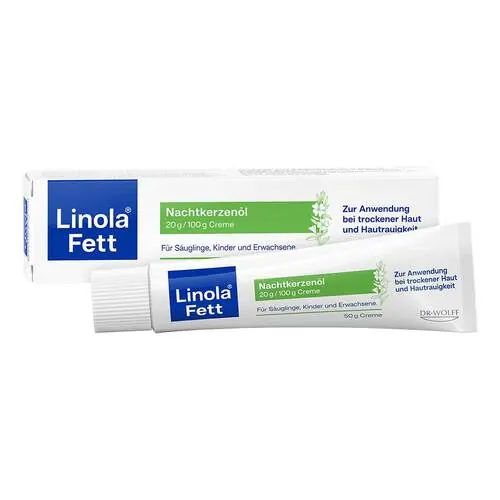 Linola Fett Nachtkerzenöl 20 g / 100 g Creme, 50 g