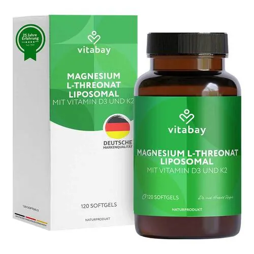Liposomales Magnesium L-Threonat 2000 mg Weichkapseln , 120 St