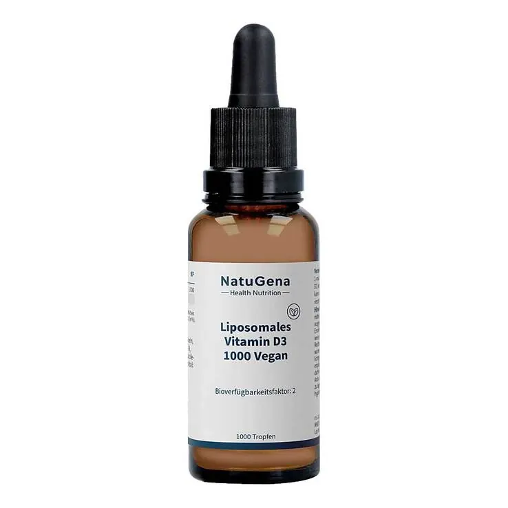 Liposomales Vitamin D3 1000 vegan Tropfen, 30 ml