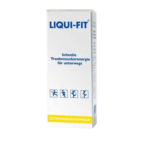 LIQUI FIT flüssige Zuckerlösung Lemon Beutel, 12 St