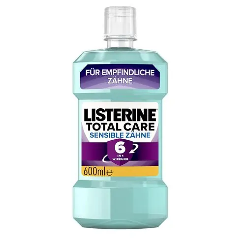 LISTERINE Total Care sensible Zähne Mundspülung, 600 ml