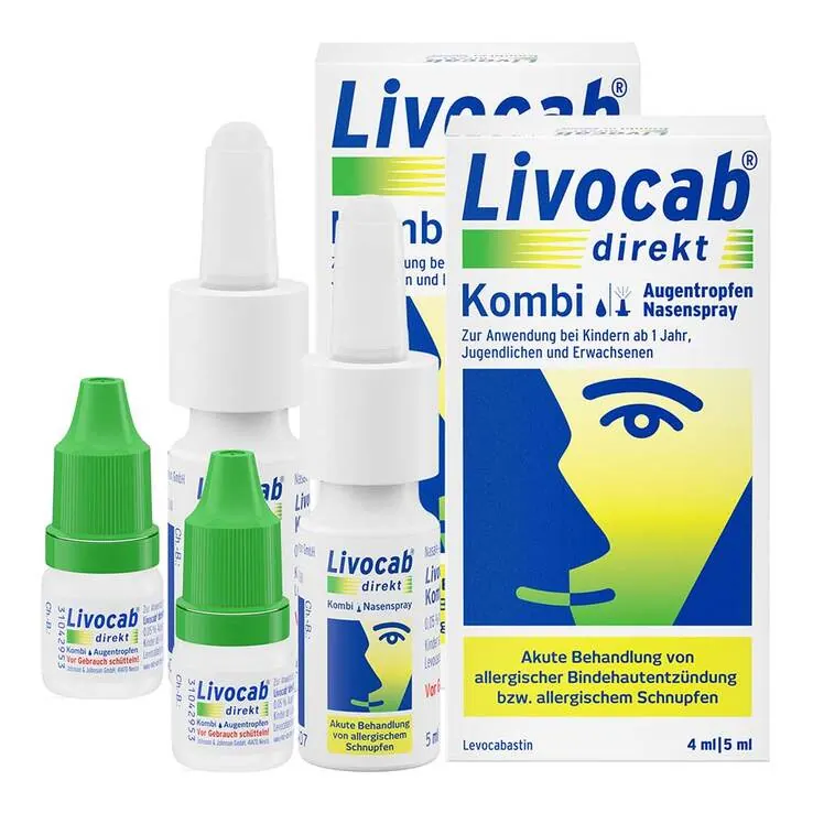 Livocab direkt Kombi Nasenspray & Augentropfen, 1x2 P