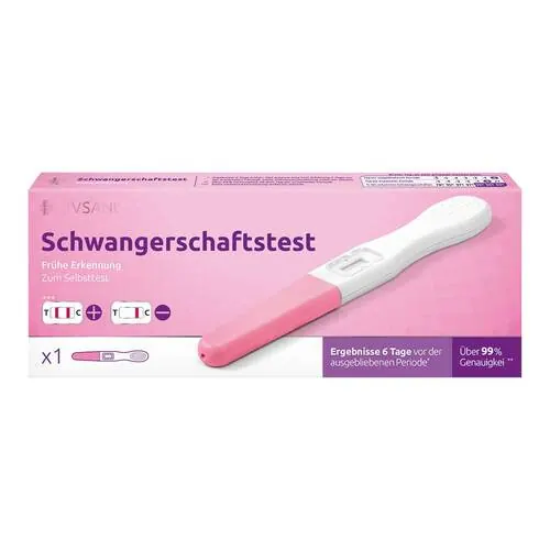 Livsane Schwangerschaftstest frühe Erkennung Urin, 1 St