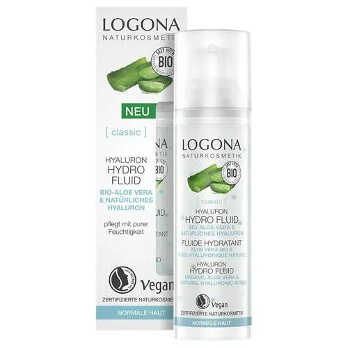 Logona Classic Hyalu.Hydro Fluid Bio-Aloe V.&Hyal., 30 ml