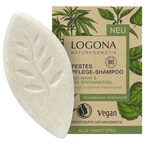Logona Festes Pflege-Shampoo Bio-Hanf&Bio-Brennness., 60 g