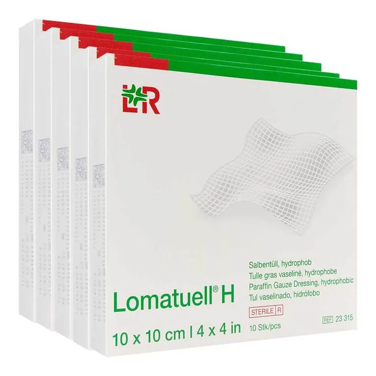 Lomatuell H Salbentüll 10x10 cm, 50 St
