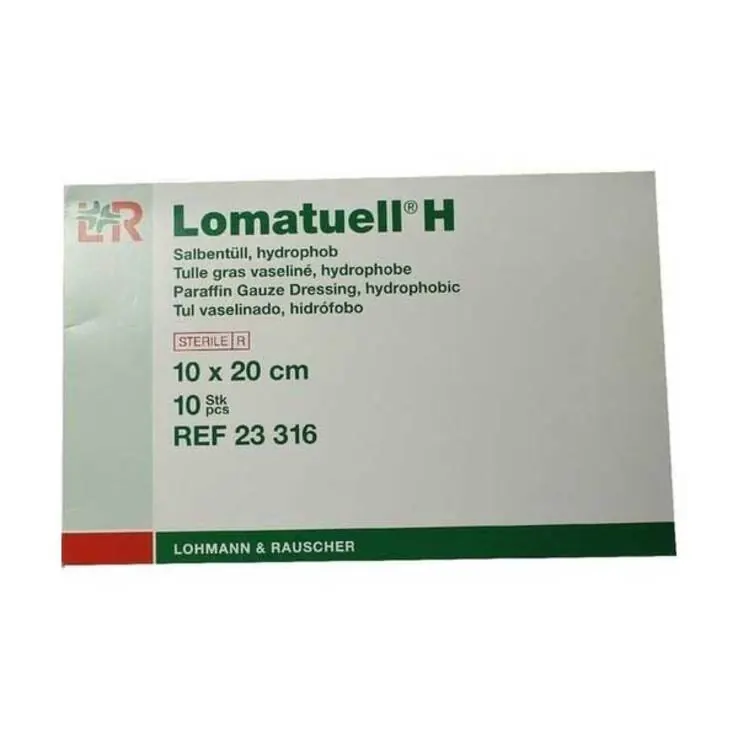 Lomatuell H Salbentüll 10x20 cm, 10 St