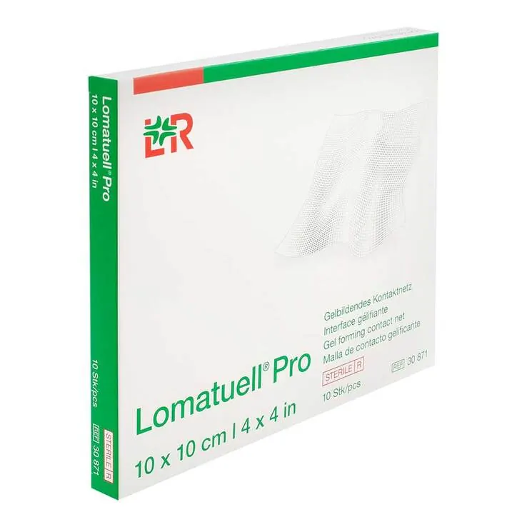 Lomatuell Pro 10x10 cm steril, 10 St