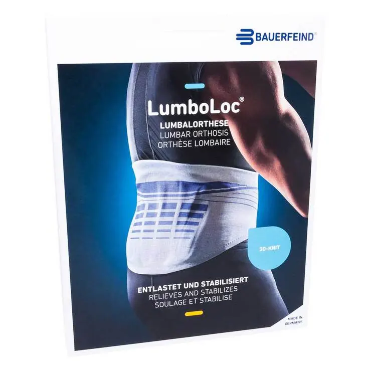 Lumboloc Rückenstütz Bandage Größe 3 titan, 1 St