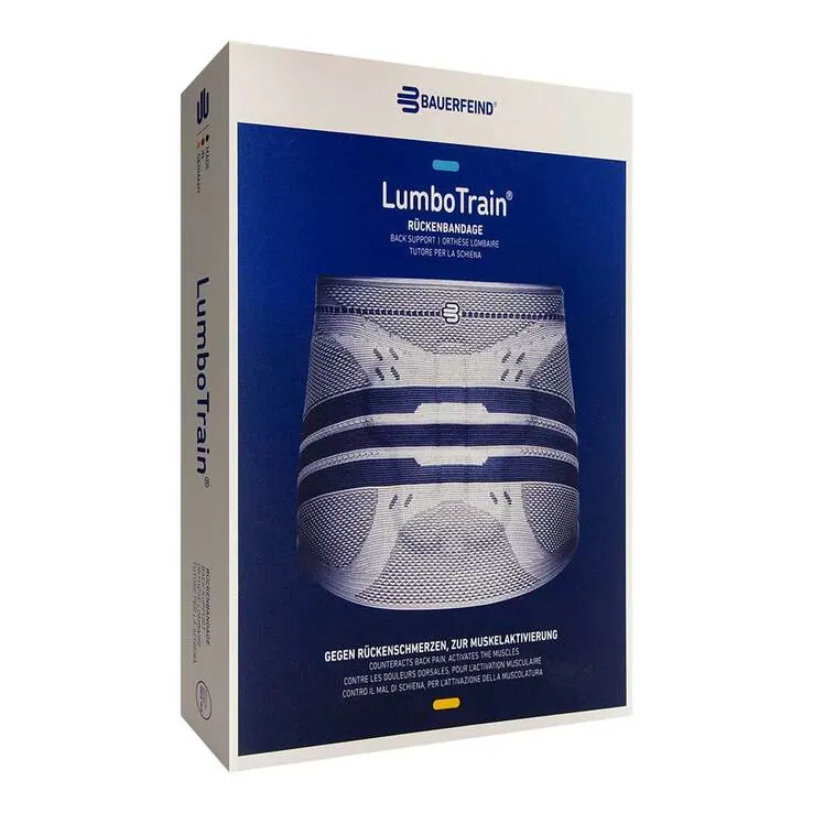 Lumbotrain straight Rückenstützbandage Größe 3 titan, 1 St