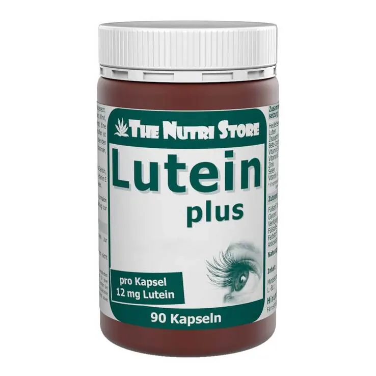 LUTEIN 12 mg plus Zeaxanthin Heidelbeer Kapseln, 90 St