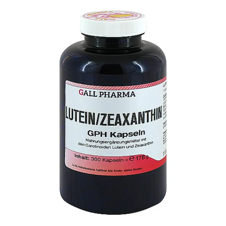 Lutein Zeaxanthin GPH Kapseln, 360 St