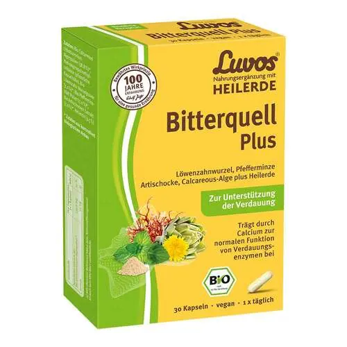 Luvos Heilerde Bio Bitterquell Plus Kapseln, 30 St