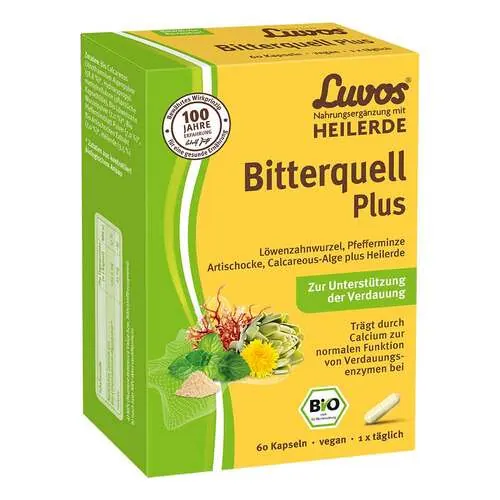 Luvos Heilerde Bio Bitterquell Plus Kapseln, 60 St