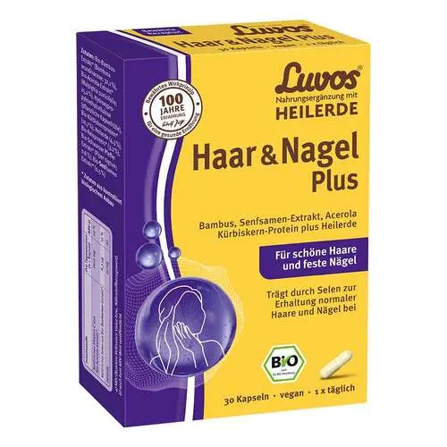 Luvos Heilerde Bio Haar & Nagel Plus Kapseln, 30 St
