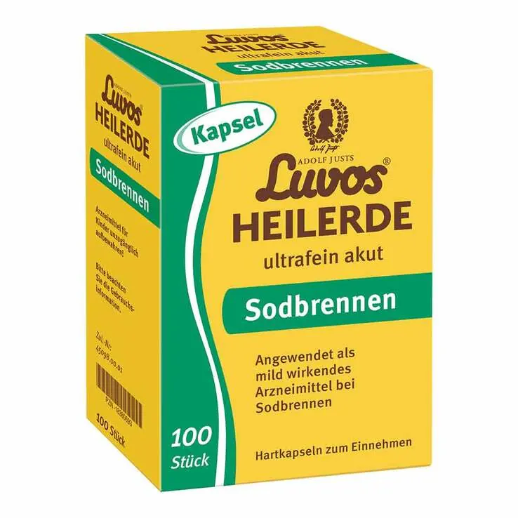 Luvos Heilerde ultrafein akut Sodbrennen Kapseln, 100 St