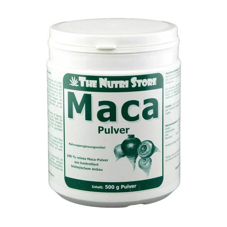 Maca 100% Pur Bio Pulver 500g, 500 g