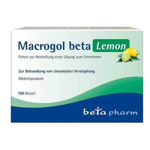 Macrogol beta Lemon Pulver zur Her.e.Lösung zum Einnehmen, 100 St