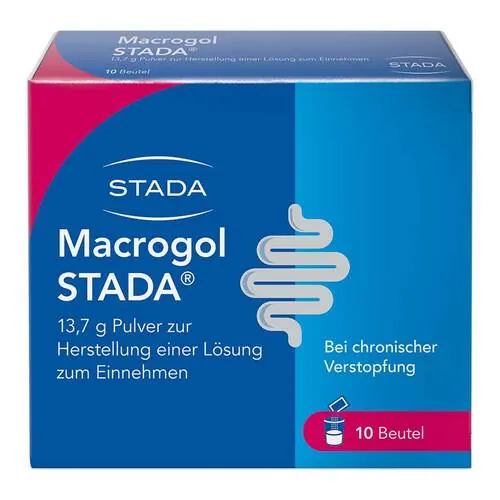 Macrogol Stada 13,7 g Pulver zur Her.e.Lösung zum Einnehmen, 10 St