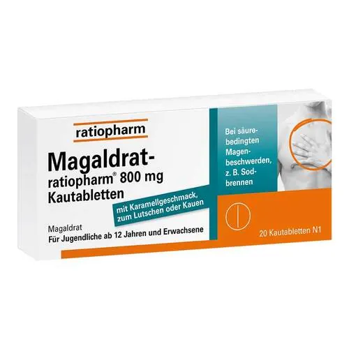 Magaldrat-ratiopharm 800 mg Tabletten, 20 St