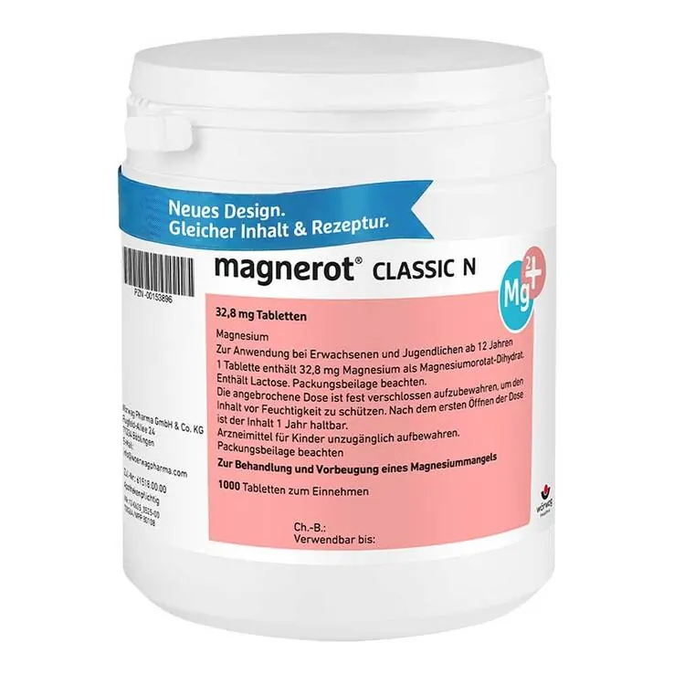 magnerot CLASSIC N Magnesium Tabletten, 1000 St