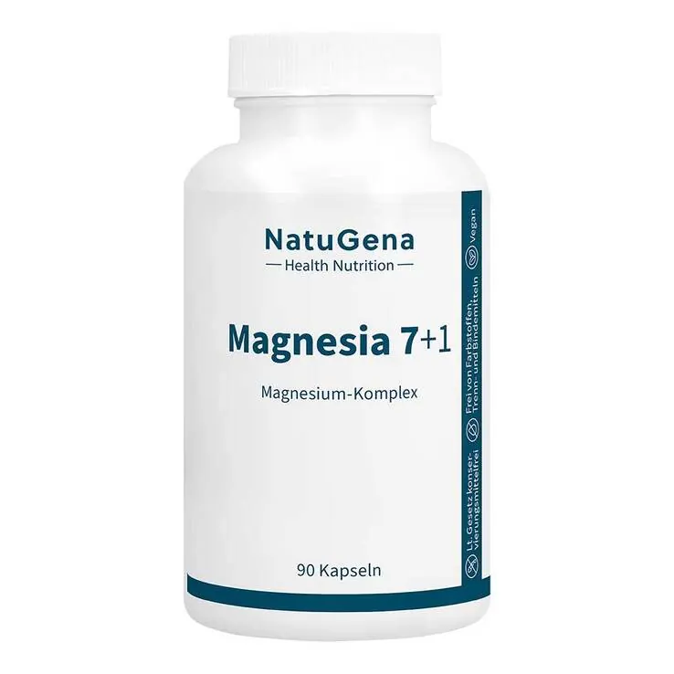 Magnesia 7 + 1 Magnesium-Komplex vegan Kapseln, 90 St