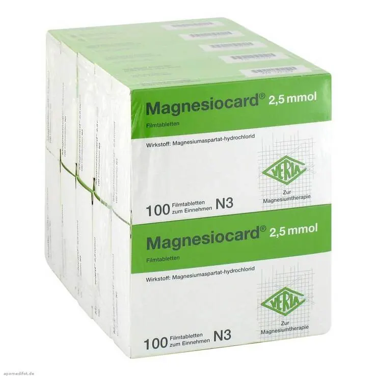 Magnesiocard 2,5 mmol Filmtabletten, 10X100 St