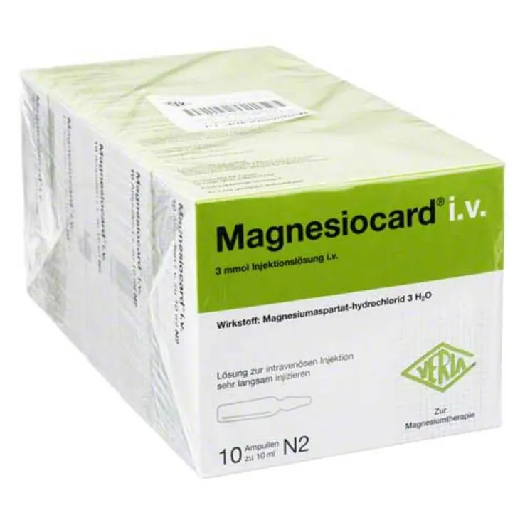 Magnesiocard i.v. Injektionslösung, 50X10 ml