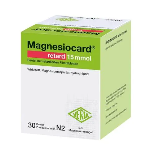 Magnesiocard retard 15 mmol Beutel mit ret.Filmtabletten , 30 St