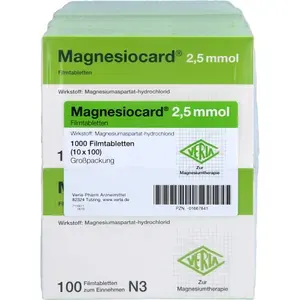 MAGNESIOCARD2,5mmolFilmtabletten10X100St