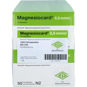 MAGNESIOCARD2,5mmolFilmtabletten20X50St