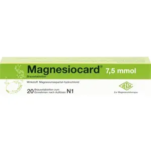 MAGNESIOCARD7,5mmolBrausetabletten20St