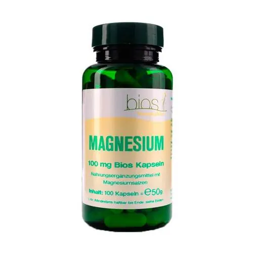 Magnesium 100 mg Bios Kapseln, 100 St