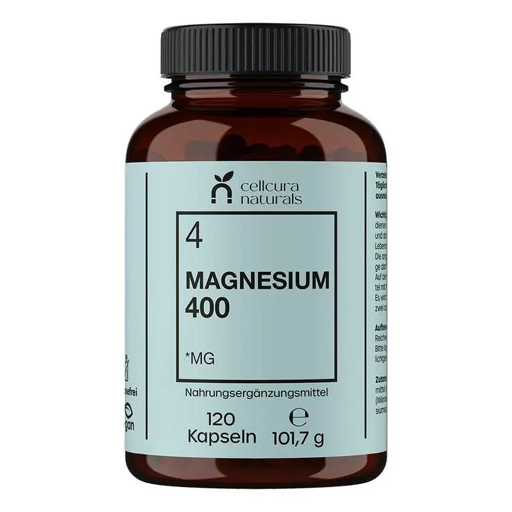 MAGNESIUM 400 Kapseln, 120 St