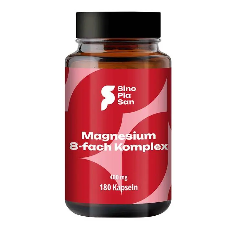 Magnesium 8fach Komplex 400 mg Kapseln, 180 St
