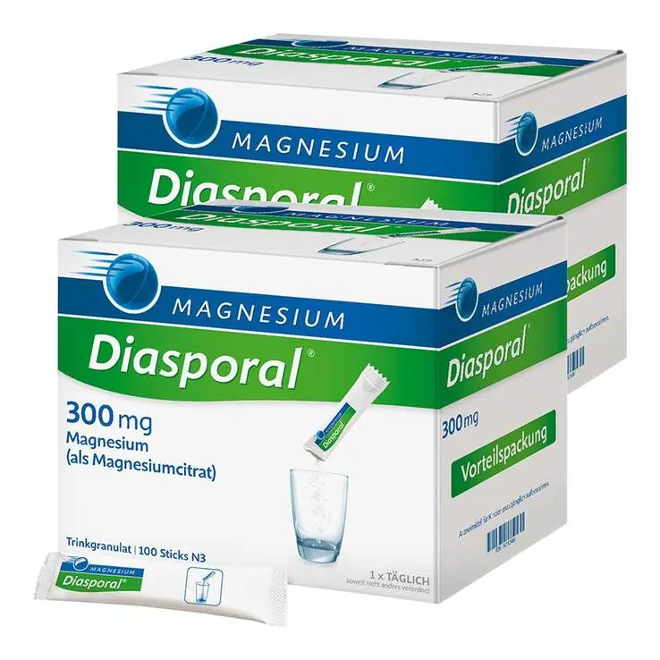 Magnesium Diasporal 300 mg Trinkgranulat, 2x100 St